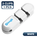3 Clips 1PCS Whie