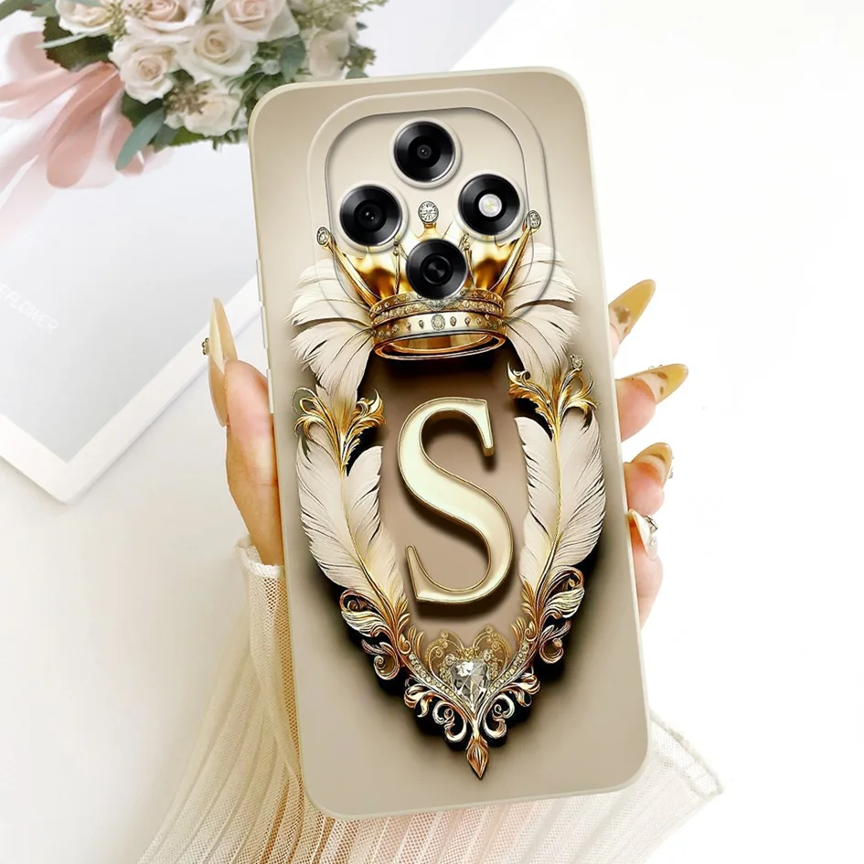 Para OPPO F31 Pro funda CPH2763 letras de corona de lujo funda de silicona suave a prueba de golpes TPU para OPPO F31 Pro 5G F31Pro funda de teléfono - imagen 4