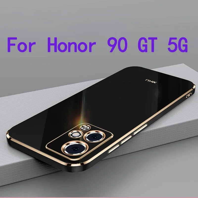 Para Honor 90 GT 5G funda para Honor 90 GT 5G funda protectora de cámara antihuellas de TPU suave de alta calidad - imagen 2