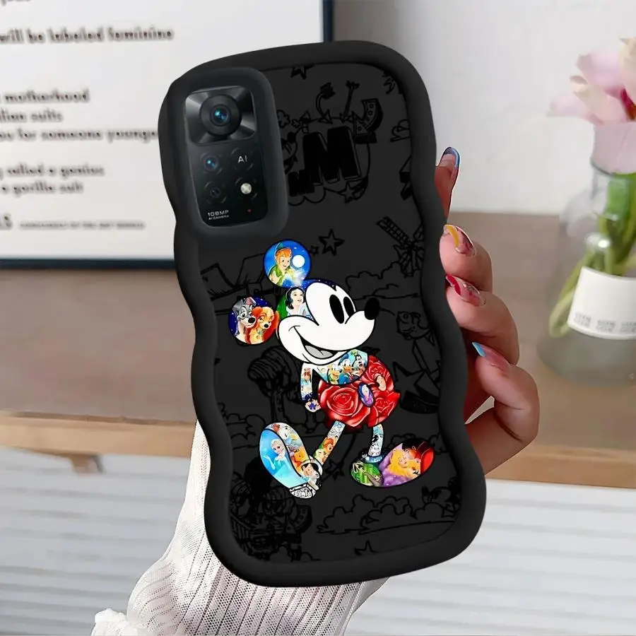 Funda para Xiaomi Redmi Note 13 Pro Plus 14 Pro 11 12 10 9 9S 10S 8 funda de teléfono suave Disney Mickey Minnie - imagen 4