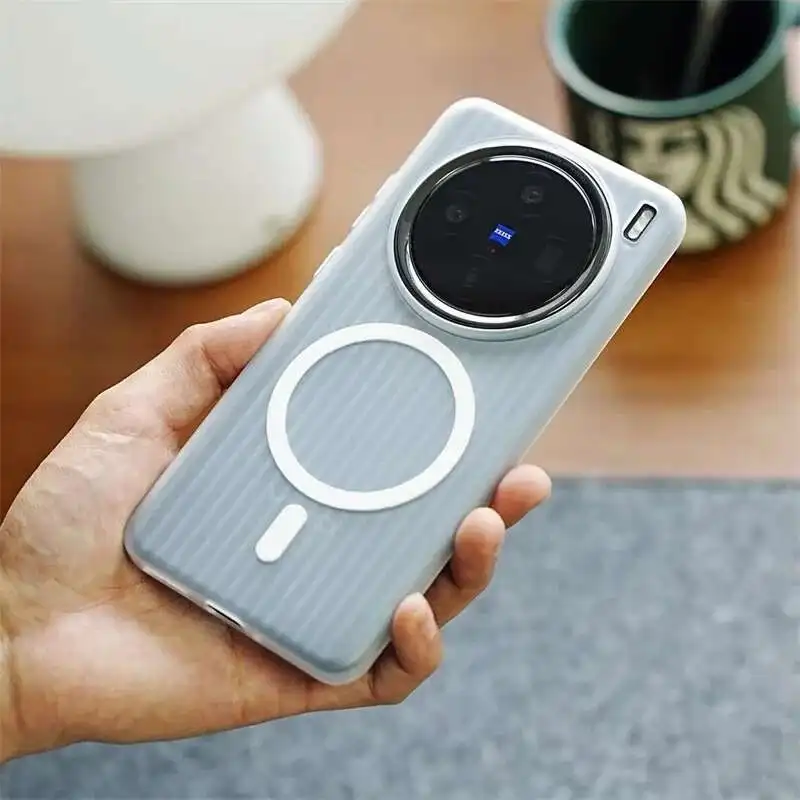 Funda transparente mate ultrafina para Magsafe para Vivo X200 Ultra FE x300 pro X200S, cubierta de carga inalámbrica magnética para PC dura - imagen 5