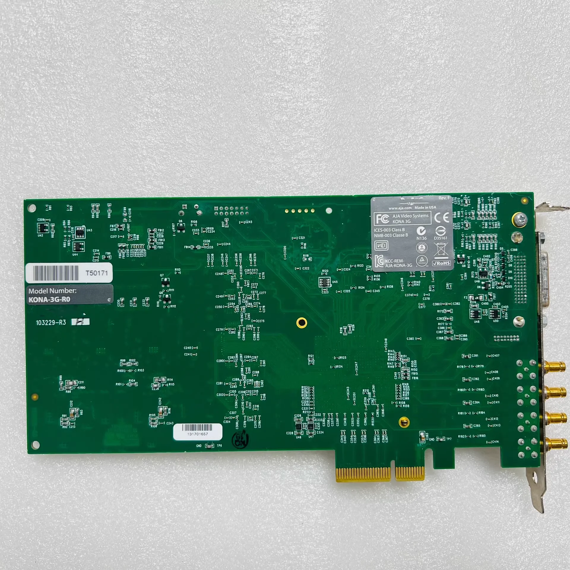 Tarjeta de captura de vídeo profesional KONA-3G-R0 Tarjeta de captura de vídeo