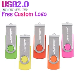 Clip Metálico Giratorio USB con Llavero – Personalizable