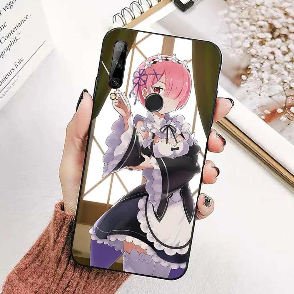 Funda de teléfono de Anime japonés Re z-zeroES para Huawei Honor 10 Lite 9 20 7A 9X 30 50 60 70 Pro Plus, funda de silicona suave - imagen 5