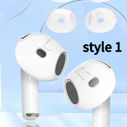 Tapones para los oídos de silicona compatibles con Bluetooth para AirPods Pro, tapones para los oídos de tercera generación, fundas para auriculares anticaída, transpare