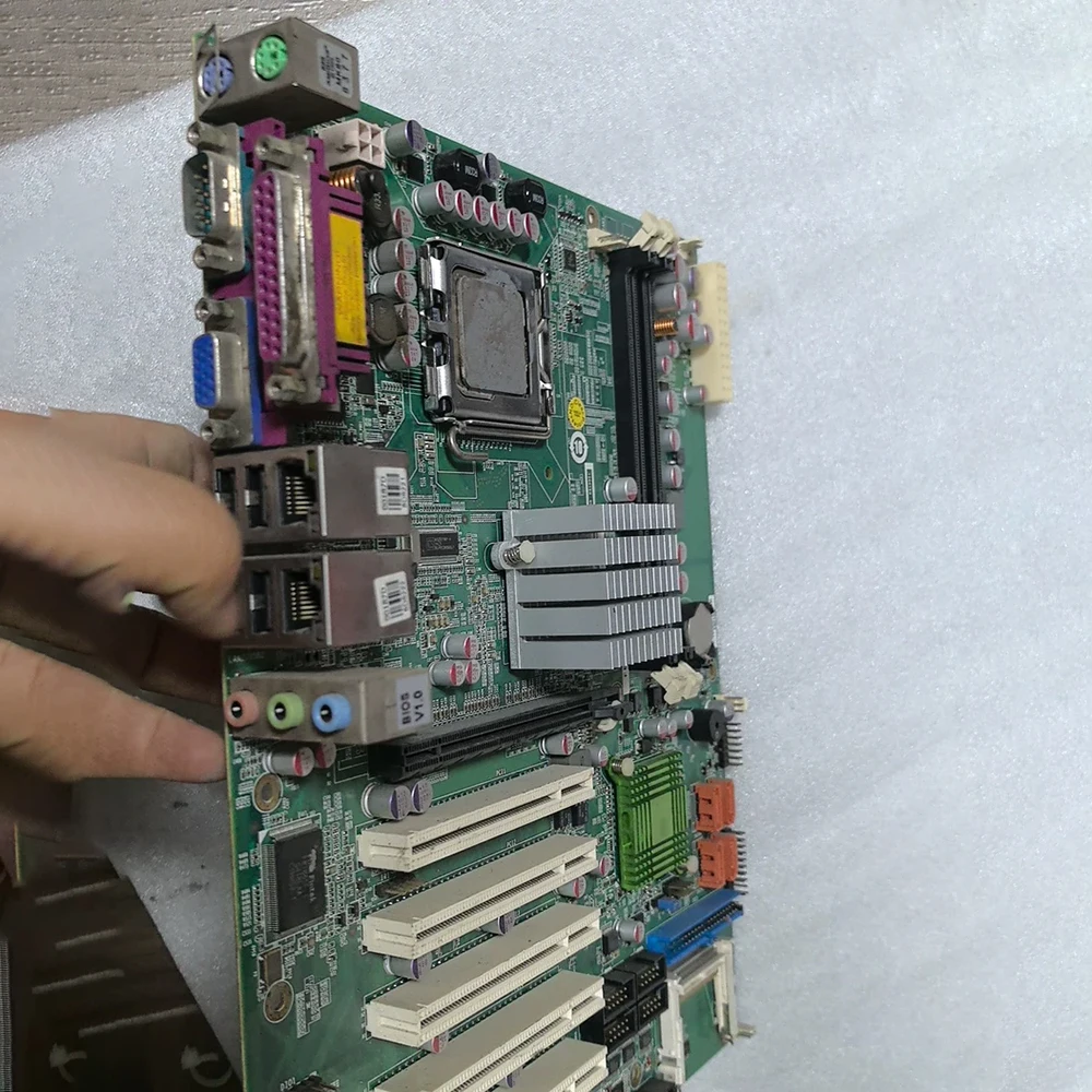 EB-621 Rev:2.0 Placa base industrial tarjeta de red dual LGA775 EB-621 - imagen 2