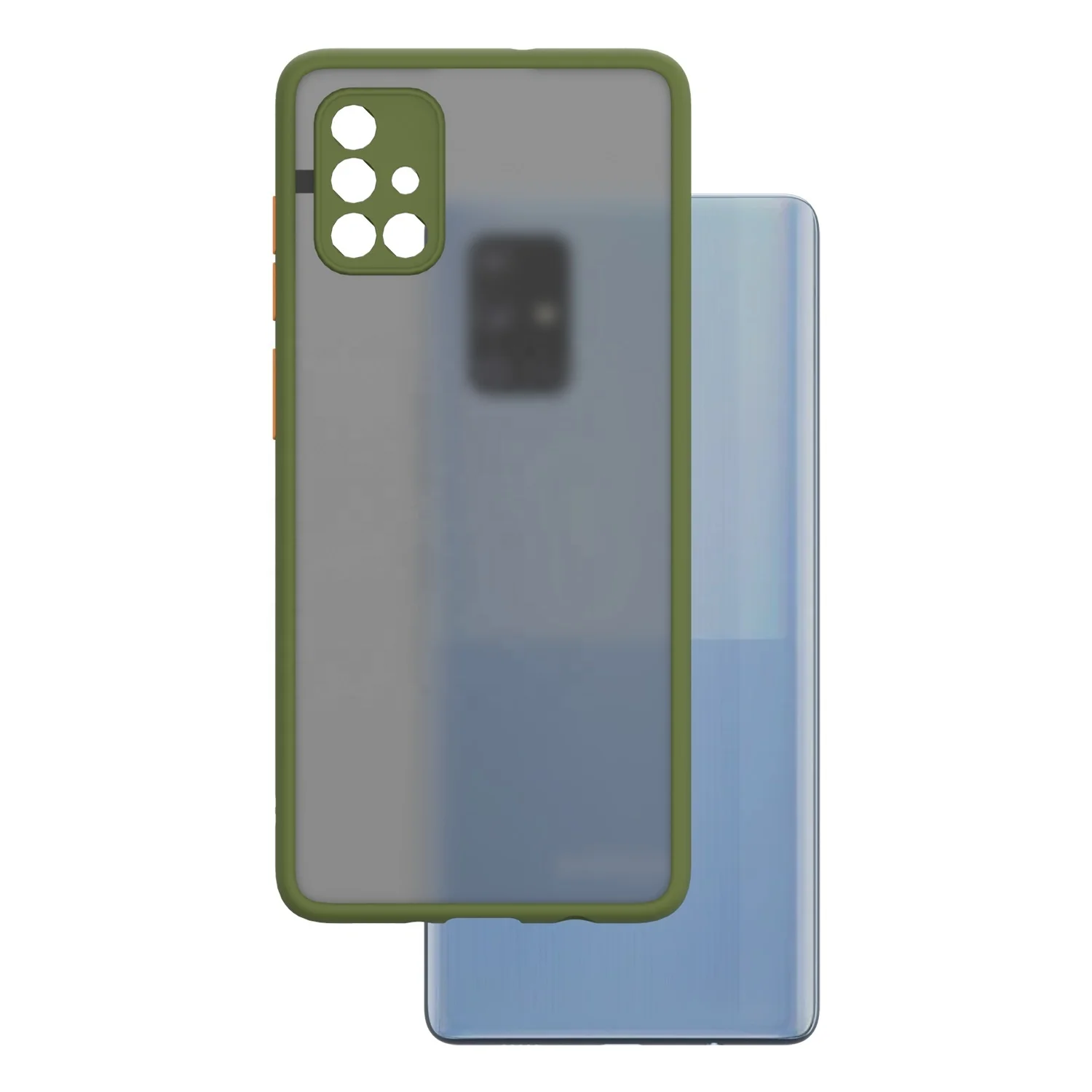 Funda translúcida mate para teléfono Samsung Galaxy S10 Plus S20 FE S20 Ultra S21 S22 S9 S8 Note 10 Plus 20 10 9 8 - imagen 3