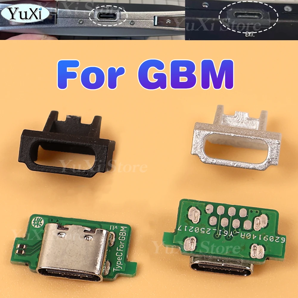 Para puerto de carga GBM tipo C convertir a USB C Mod cambiar enchufe para Gameboy Micro entrega de energía enchufe trasero de carga - imagen 2