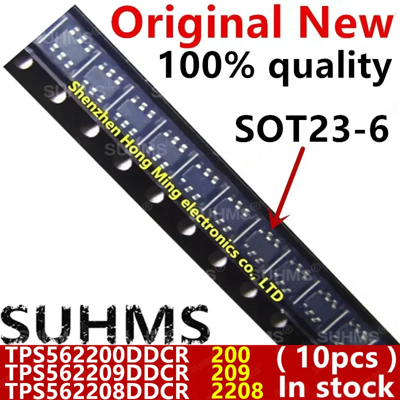 Regulador Buck Síncrono TPS562200 2A DC-DC SOT-23-6