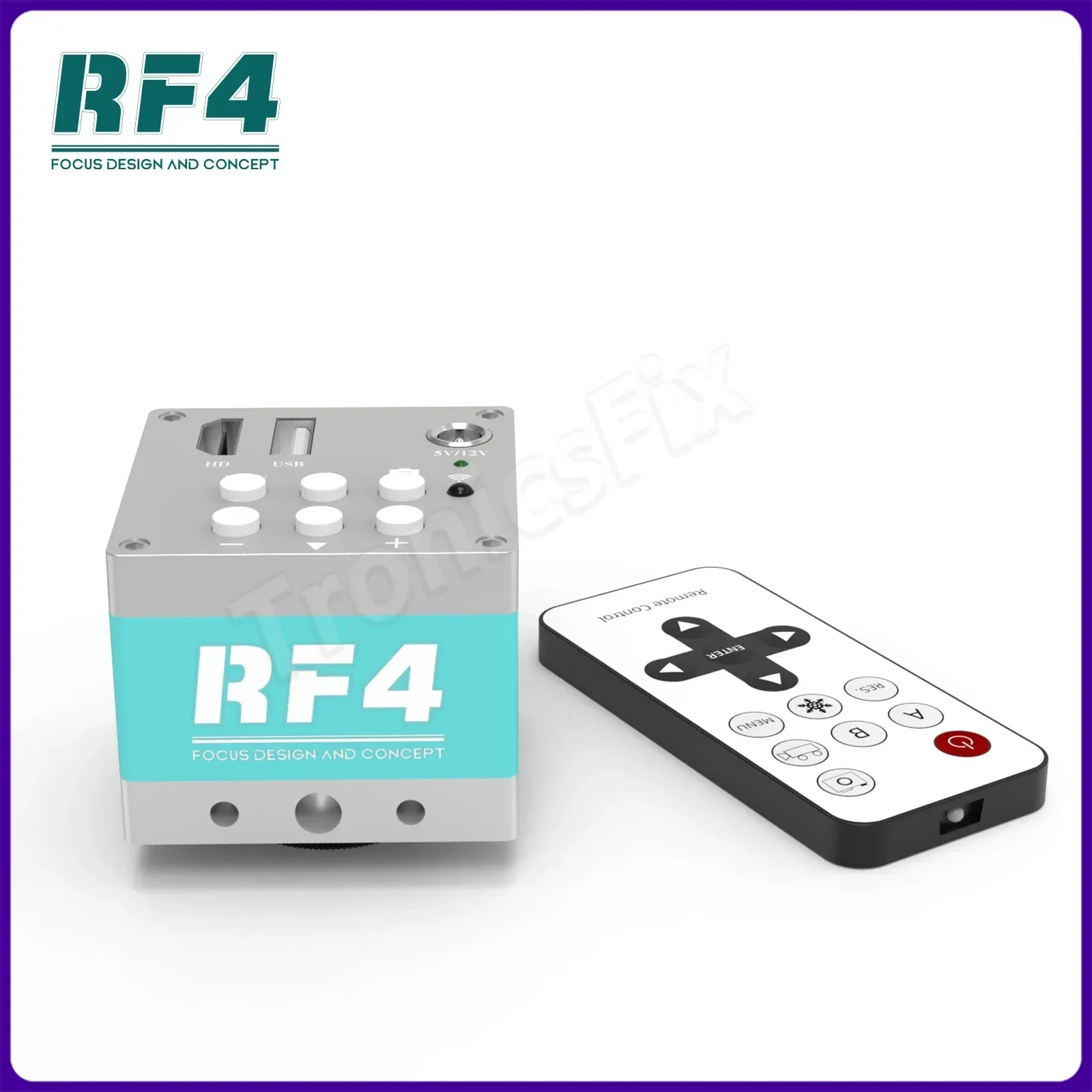 RF-2KC2 RF4-4KC1 RF-2KC8 cámara HD microscopio Trinocular estéreo HDMI 1080P 60FPS 4K 2K cámara de vídeo para grabar vídeo - imagen 4