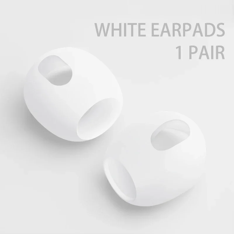 1Pair White Earpads