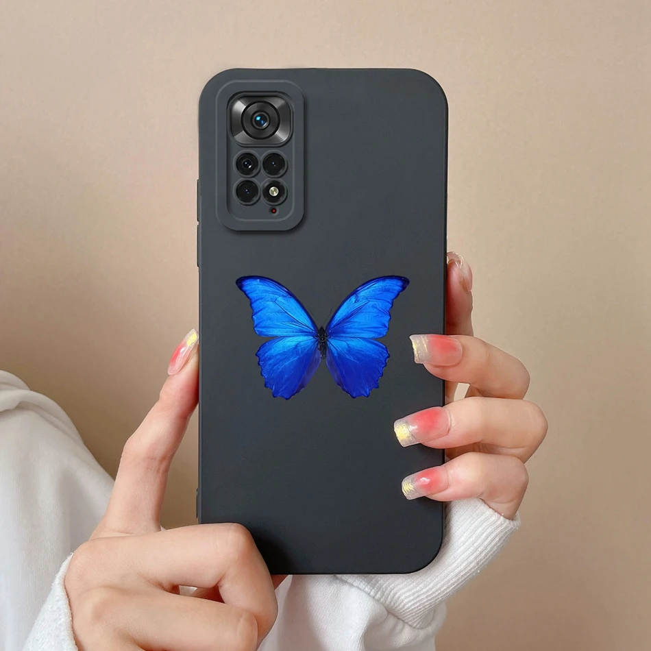 Para Redmi Note 11S 4G 5G Funda de teléfono amor corazón silicona líquida protección de cámara contraportada para Xiaomi Redmi Note11S 11 S Funda - imagen 2
