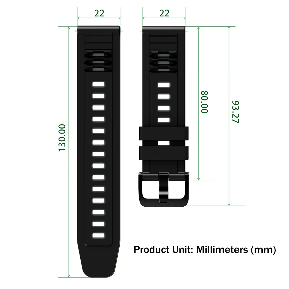 Para Samsung Galaxy Watch 3 45mm Correa 22mm pulsera de silicona correas de reloj Galaxy Watch 46mm Gear S3 Frontier Huawei Gt6 6Pro Band - imagen 5