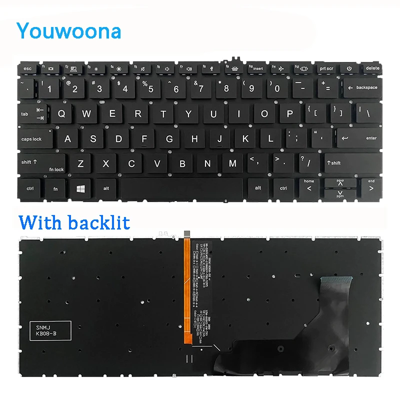 Teclado de ordenador portátil para HP ELITEBOOK 830, 835, 735, G7, G8, HSN-I37C/HSN-I43C/HSN-I36C