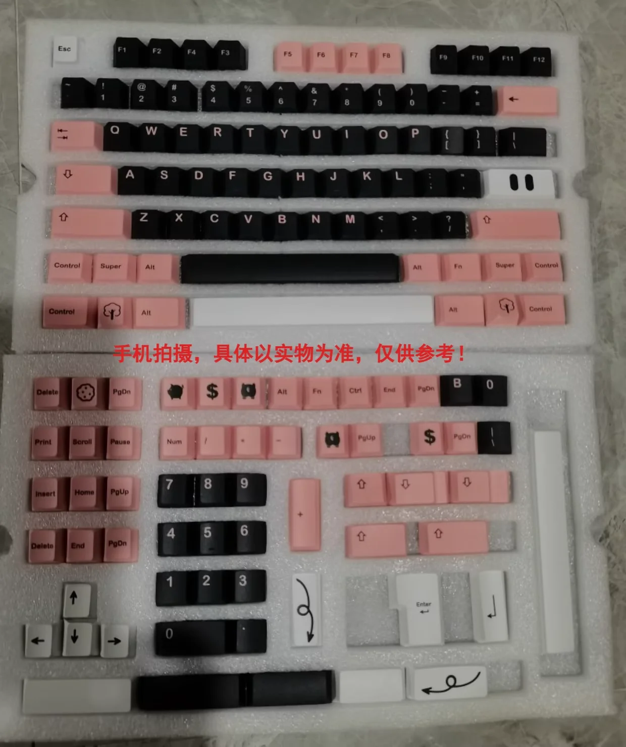 GMK Trüffelschwein teclas 140 teclas Material PBT perfil Cherry DYE-SUB para teclado mecánico MX Switch 61/68/75/84/87/98/104 - imagen 5
