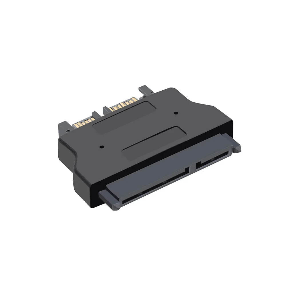 Convertidor adaptador SATA macho a SATA hembra de 22 pines con Cable de datos de alimentación hembra a macho de 7 pines + 15 pines - imagen 3