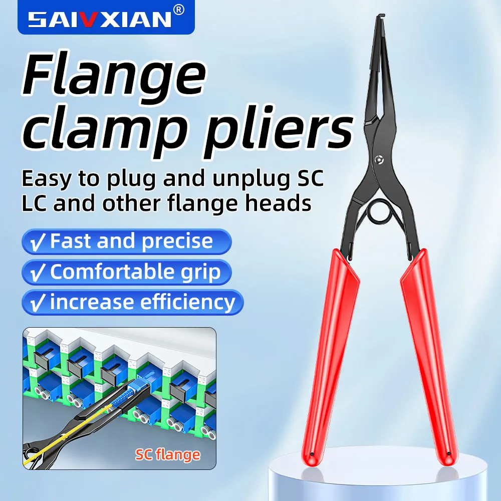 SAIVXIAN SC/LC conector de fibra óptica abrazadera de enchufe herramienta de tracción alicates de línea de clip de brida de mano herramientas de fibra óptica precisas y rápidas - imagen 3