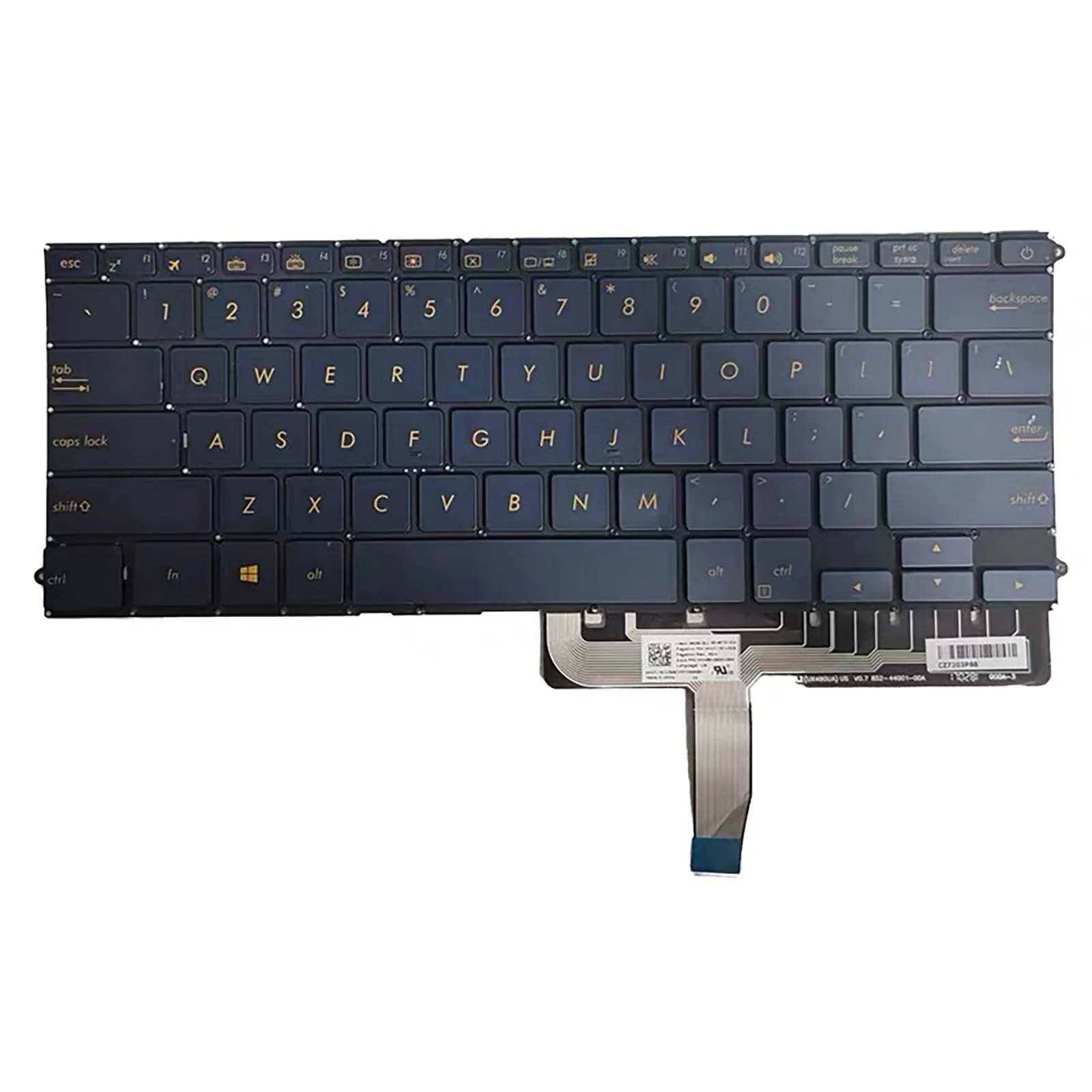 EE. UU. para Asus ZenBook Deluxe UX490 UX490U UX490UA Teclado retroiluminado azul - imagen 3