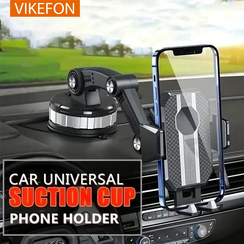 VIKEFON-soporte giratorio 360 para teléfono de coche, soporte de montaje en parabrisas para iPhone, Samsung, Xiaomi, manos libres, soporte para teléfono de coche - imagen 2
