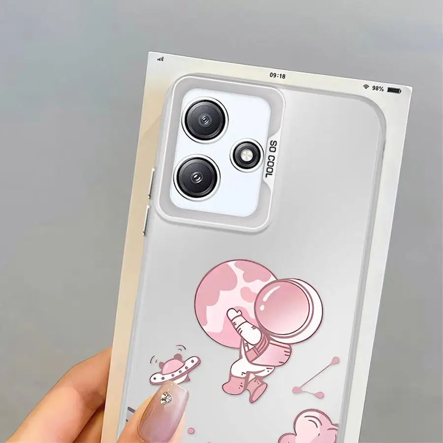 Funda para Xiaomi Redmi 13C A4 A3x 13 12C 12 14C A1 A3 A2 Plus funda suave lindo astronauta espacial - imagen 3