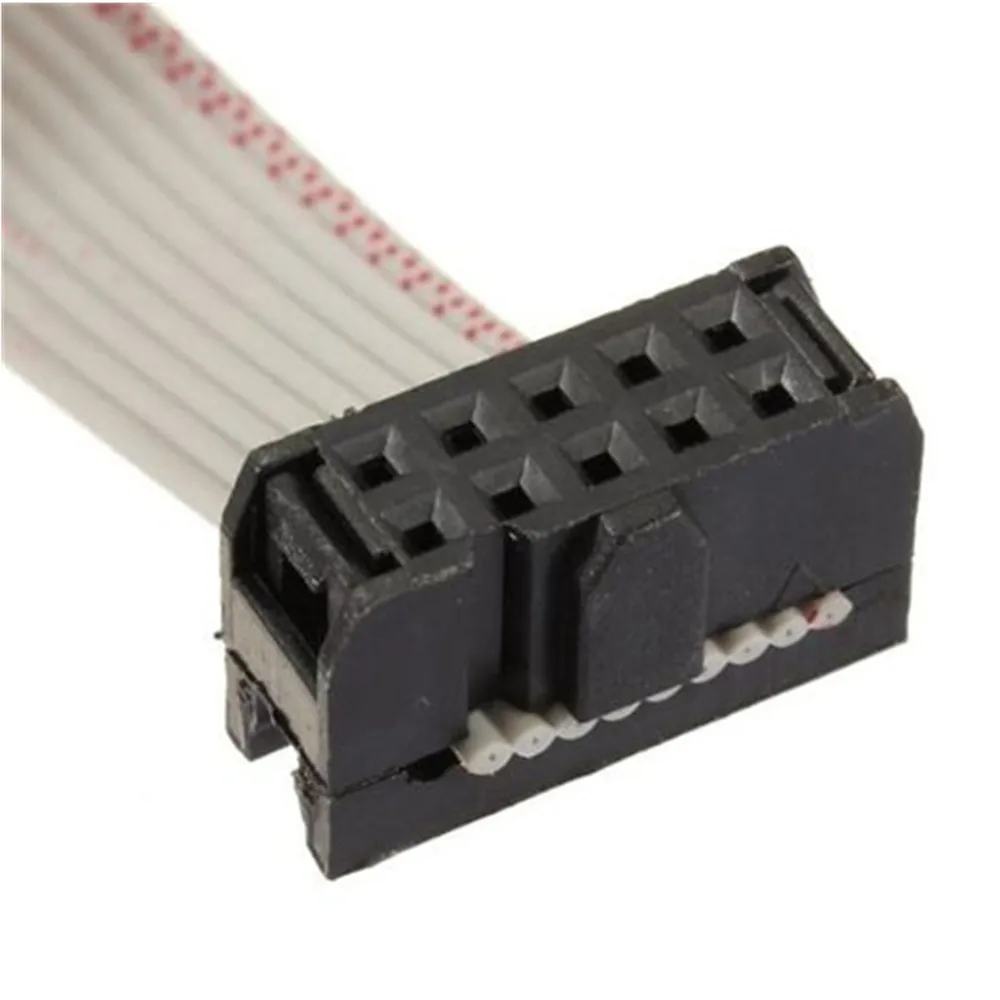 Cable de cinta RS232 Serial d-sub DB9 de 9 pines macho a IDC de 10 pines hembra, soporte completo - imagen 5