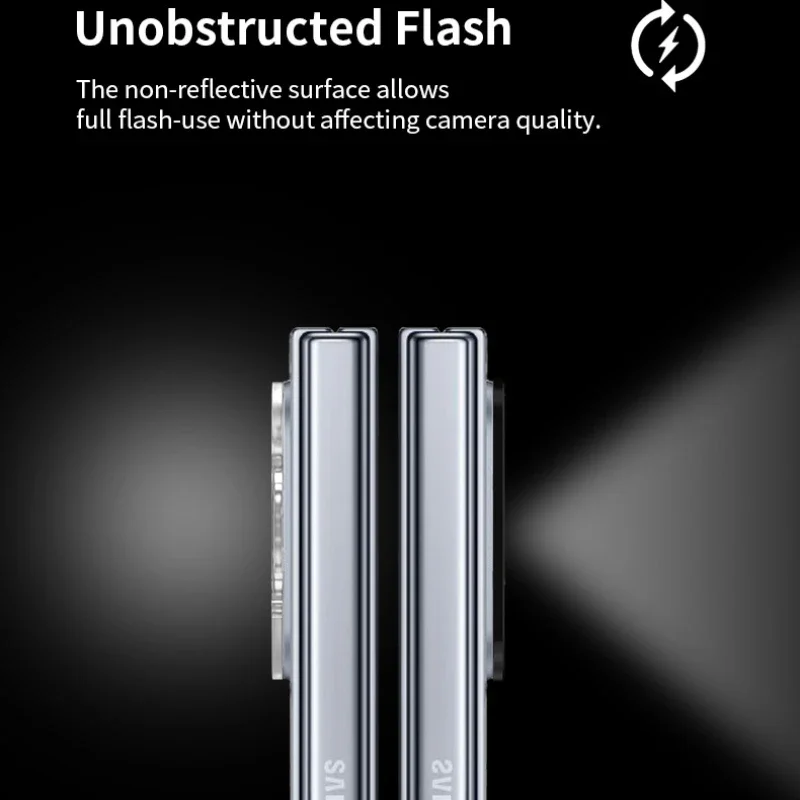 Protector de cámara trasera de Metal de aluminio para Samsung Galaxy Z Fold6, Protector de pantalla de cubierta de lente para Samsung Fold 6, película de anillo de lente - imagen 5