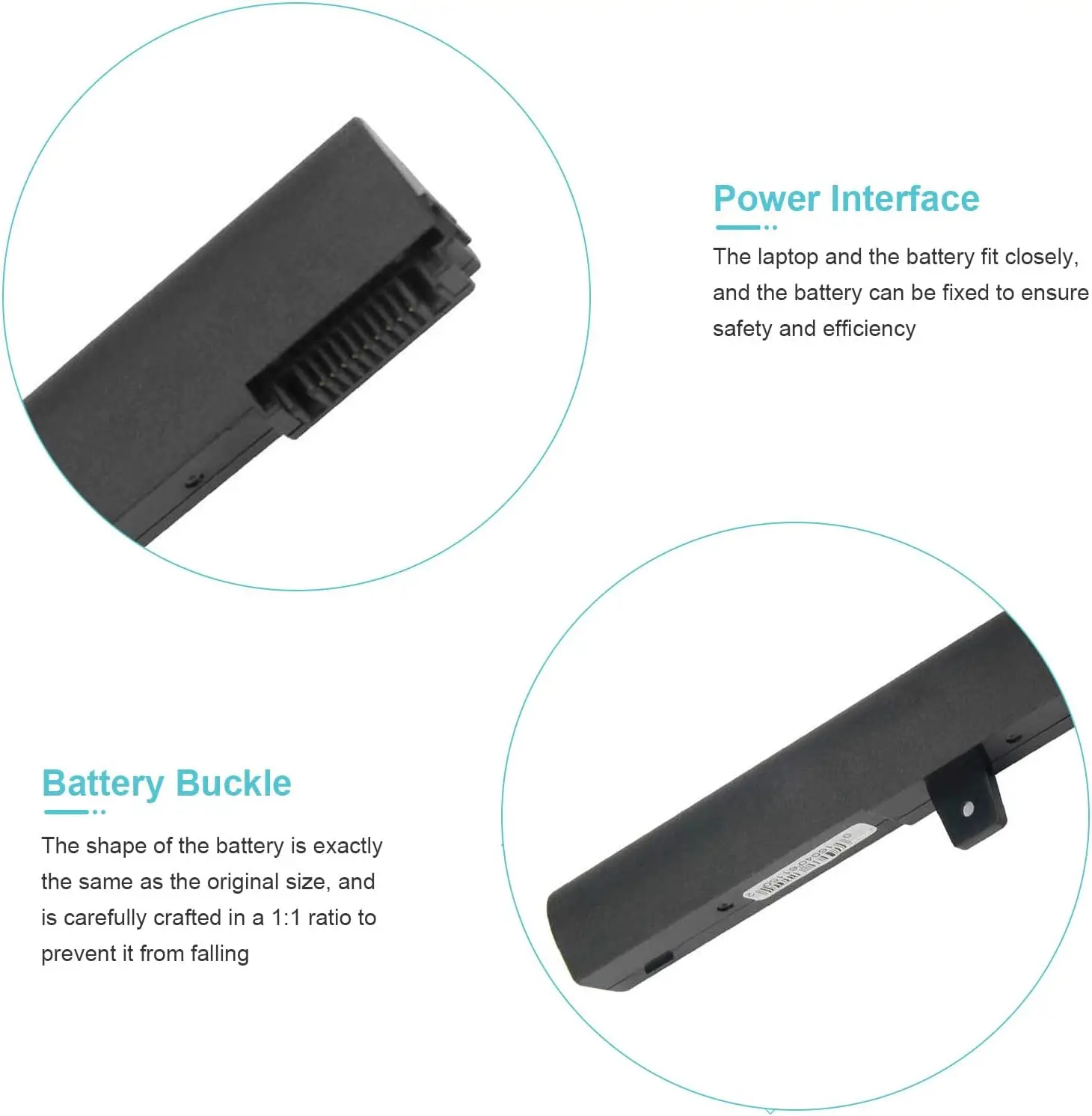 Batería para Asus X551 X551M A31N1319 X551C A41N1308 X551MA D550 X551CA A31LJ91 X451 X451C 00B110- 00250600 0B110- 00250100 - imagen 4