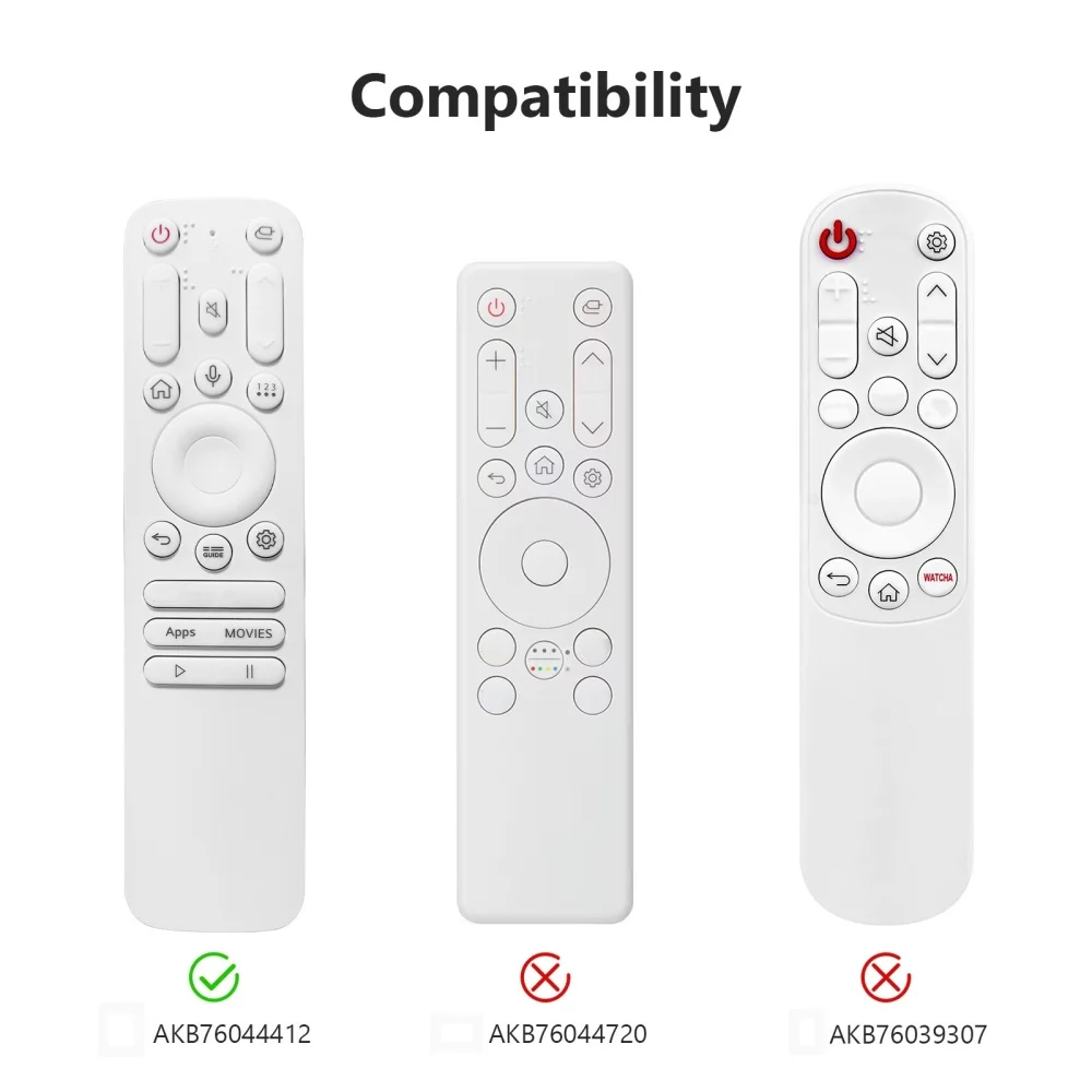 Funda de silicona para AKB76044412 cubierta protectora de Control remoto Smart TV cubierta de protección a prueba de golpes - imagen 3