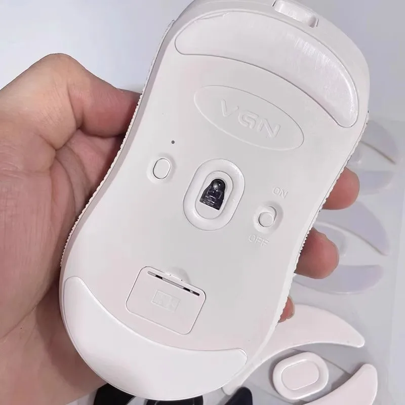 1 Juego de patines para ratón TRASHPAD PTFE, pies para VGN Dragonfly serie VXE F1/R1, deslizadores de ratón de Control rojo, diseño antihundimiento de 0,8mm - imagen 2