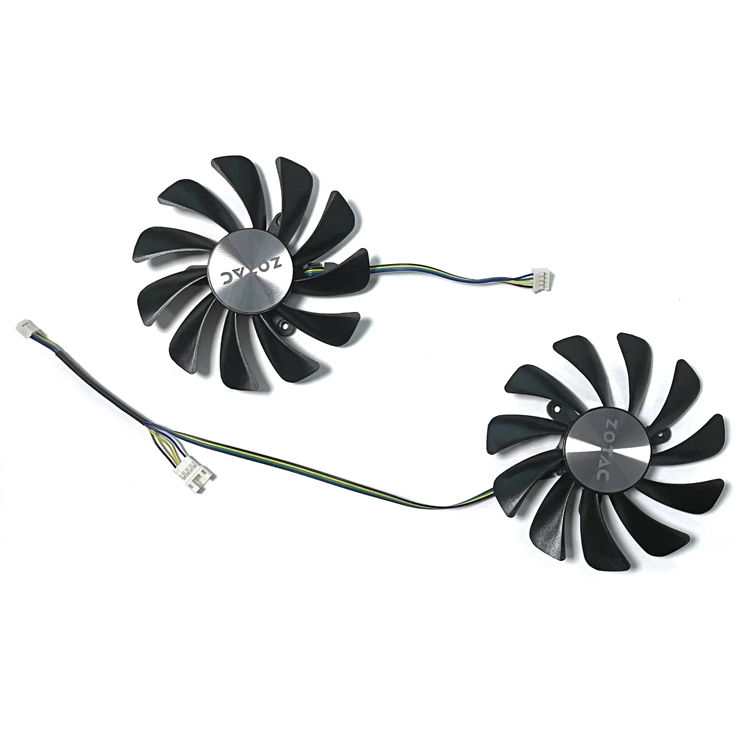 2 uds 95mm GAA8S2U DC 12V 0.45A 4pin GTX1080 GPU enfriador para Zotac Gtx 1070 1080 Ti Gtx 1070Ti 1080Ti Ampere ventilador de tarjeta gráfica - imagen 2