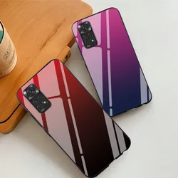 Funda de vidrio templado degradado para Xiaomi Redmi Note 11 Pro Plus 11pro + 12 11E 10 8 9 Pro 11s 9t 8T 10s 9s cubierta protectora de vidrio