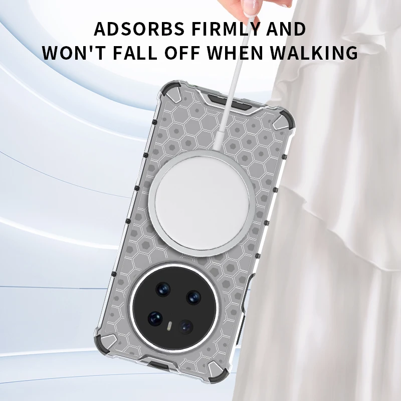 Para OPPO Realme 13 Pro 5g anillo magnético contraportada funda de teléfono anillo Magsafe lente de carga inalámbrica proteger fundas Coupe a prueba de golpes - imagen 4