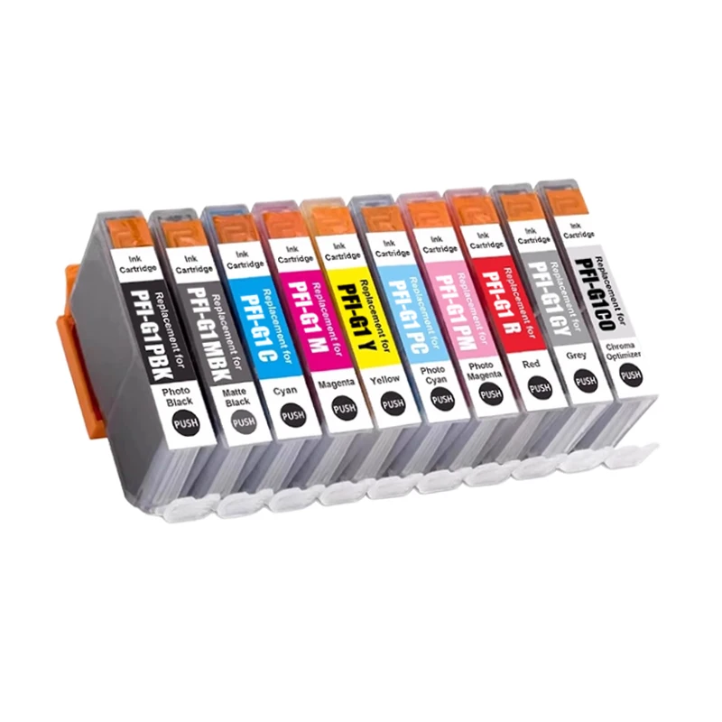 【Japés】 Cartucho de tinta PFI-G1MBK PFI-G1PBK PFIG1 compatible con impresora Canon PRO-G1 Cartucho de tinta de 10 colores - imagen 5