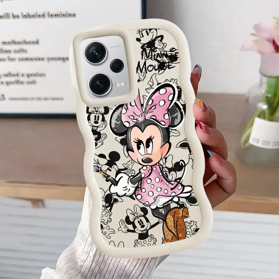 Funda de teléfono suave para Xiaomi Redmi A1 A2 Plus 10C 10A 13C A3 12C 9C 8 A5 14C Disney Minnie Mouse Daisy
