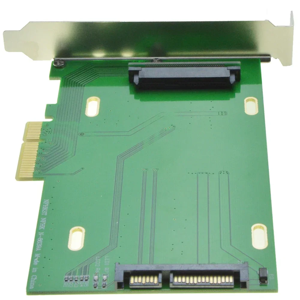 PCI-E 3,0 x4 a U.2 Kit adaptador de SFF-8639 para placa base Intel 750 NVMe PCIe SSD PCI express a tarjeta U2 - imagen 5