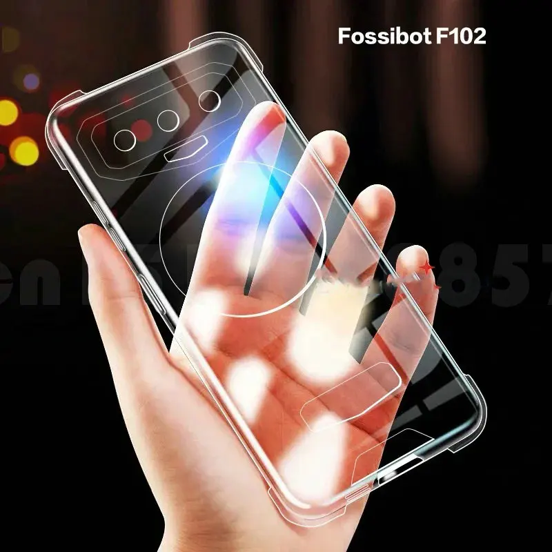 Funda protectora 3 en 1 para Fossibot F102, protector de pantalla de vidrio templado para Fossibot F102, película de teléfono - imagen 3