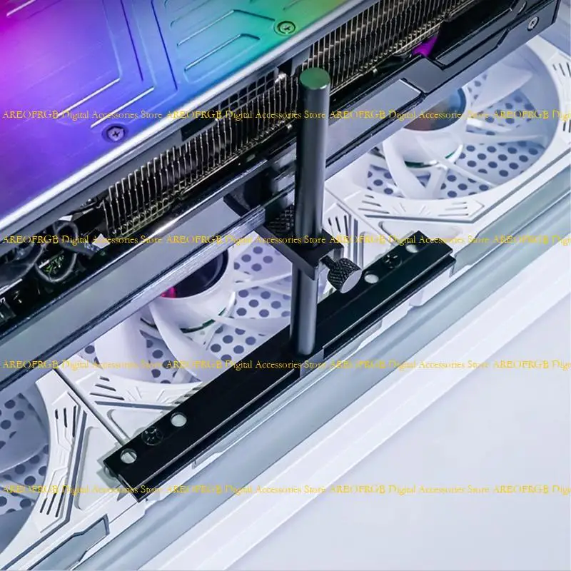 Soportista tarjeta gráfica E21E deslizamiento GPU ajustable, soporte tarjeta video aluminio para - imagen 2
