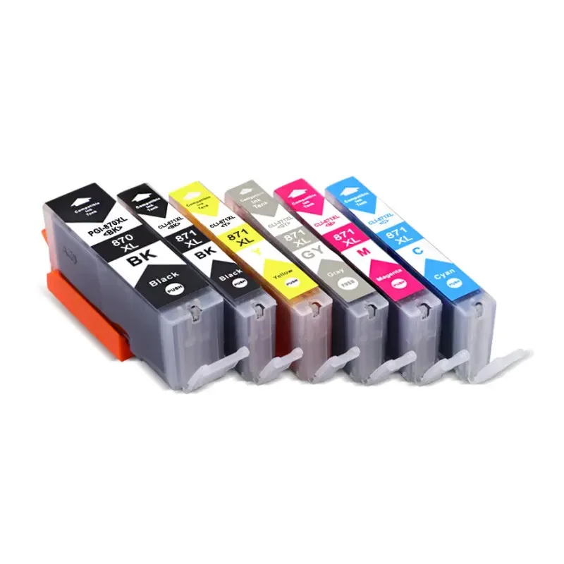 Cartuchos de tinta PGI-870XL CLI-871XL XL para Canon MG5780/MG6880/MG7780 - Juego de tinta de repuesto de alta capacidad - imagen 4
