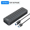 black 10 Port US