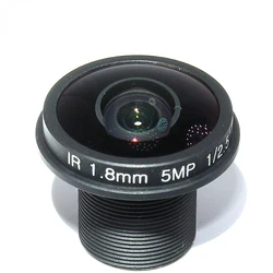 Lente Ojo de Pez 5MP 1,8mm M12 – 180° para Cámara IP