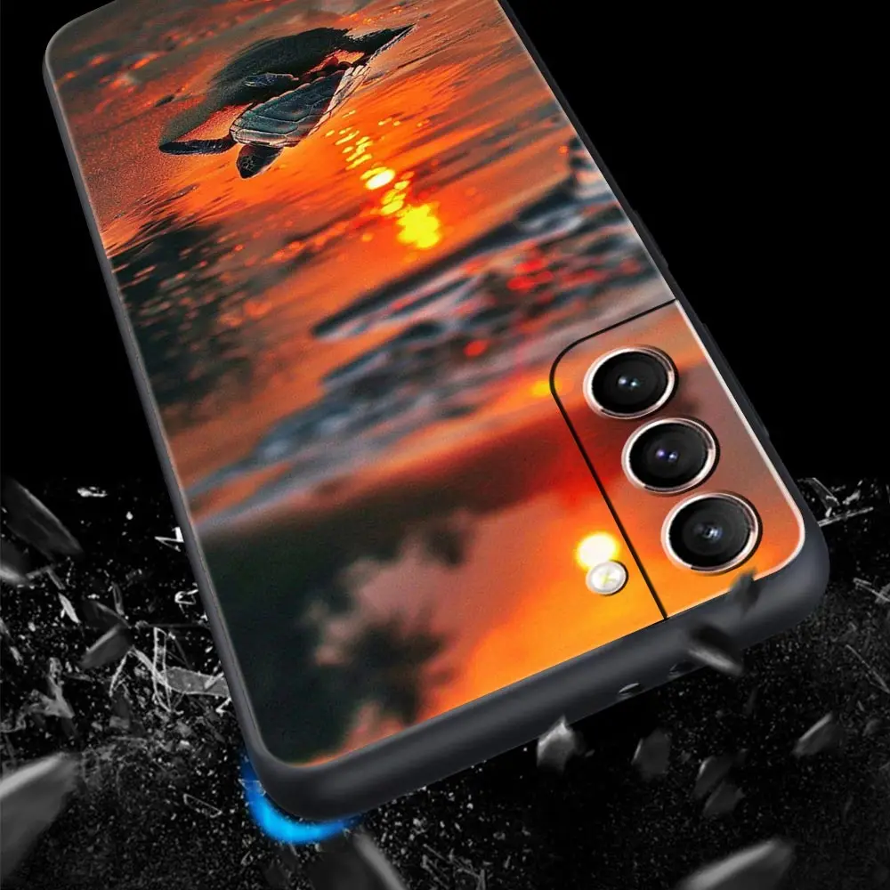 Funda de teléfono de palmera de playa de verano para Samsung Galaxy S24 S23 S22 Ultra S20 S21 FE 5G S10 S9 Plus S10E S8 S7 funda de silicona suave - imagen 2
