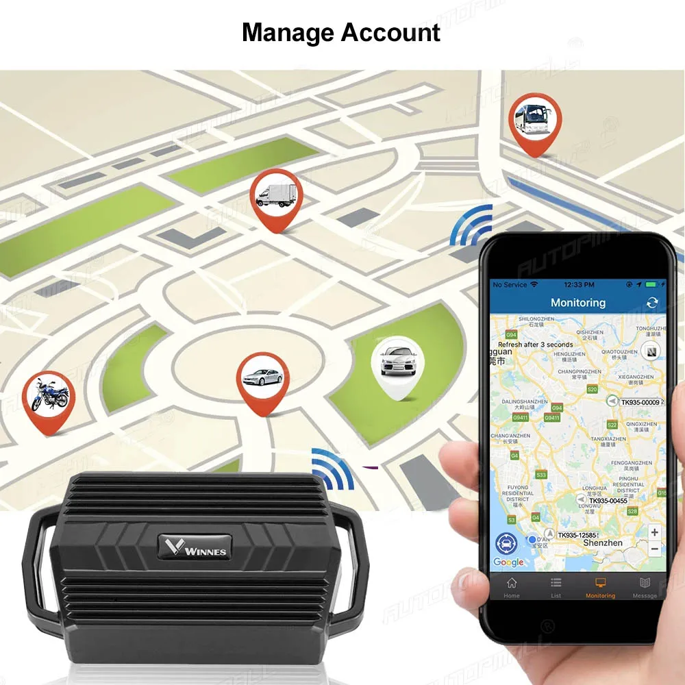 GPS rastreador de animales para Vaca, Camel, oveja, localizador de 3000mAh, impermeable, imán de coche en tiempo real, Monitor de voz, aplicación Web gratuita, PK TK905 - imagen 4