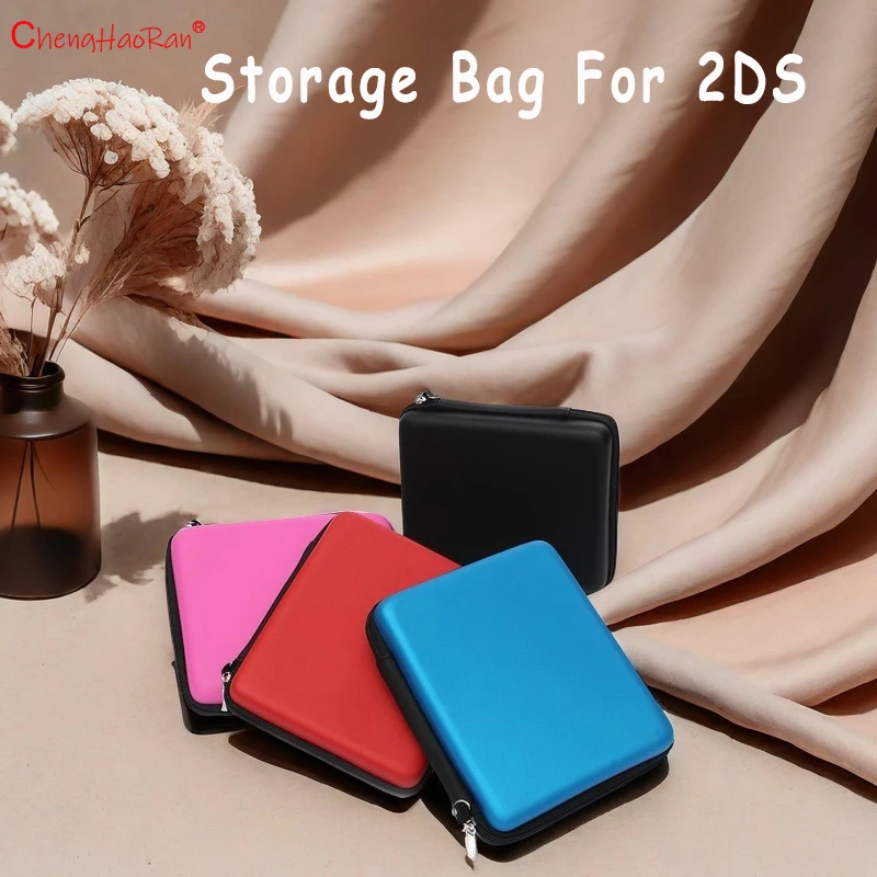 Bolsa para consola de juegos, Estuche de transporte protector para Nintendo 2DS, bolsa de transporte de viaje de carcasa dura, caja protectora EVA, 1 ud. - imagen 5