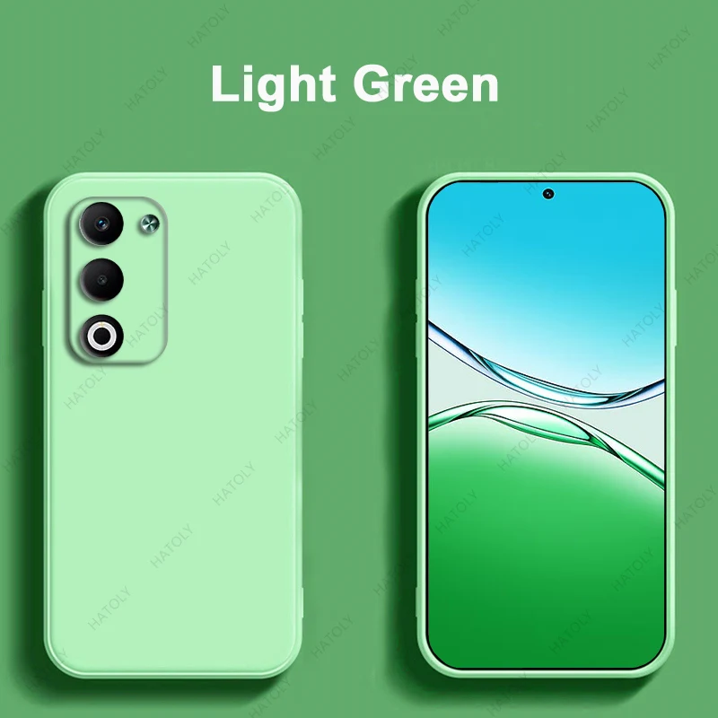 Funda de teléfono de silicona líquida Original para Oppo A6i 5G China Funda чехол Funda para Oppo A5 5G Funda trasera Global para Oppo A6i 5G - imagen 4