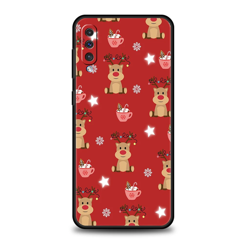 Funda de teléfono navideña de dibujos animados para Samsung A56 A36 A26 A24 A16 A14 A12 A32 A50 A70 A22 A30 A40 A34 A54 A42 A52 A04s A06 5G - imagen 4