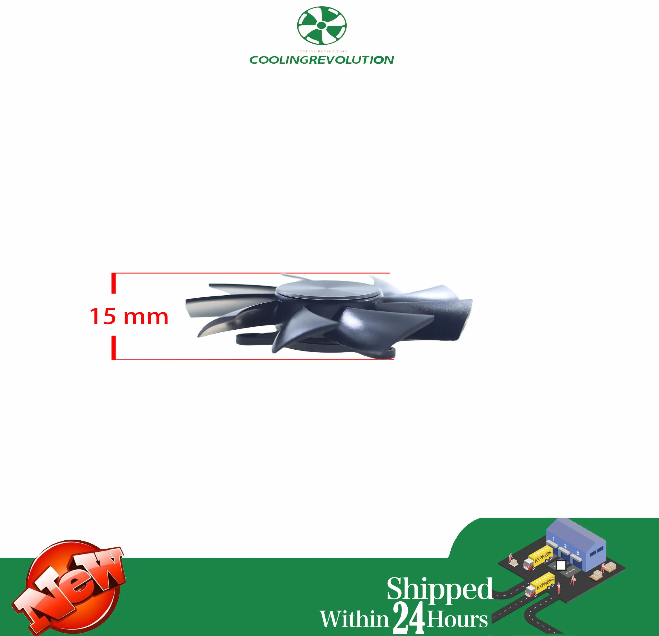 Ventilador PLA09215B12H MSI N460 N560 GTX – Refrigeración Gráfica - imagen 5