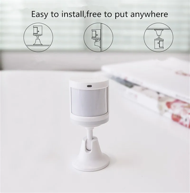 Aqara-Sensor de movimiento inteligente para el hogar, dispositivo inalámbrico con Wifi, ZigBee, para Xiaomi Mi Home - imagen 4