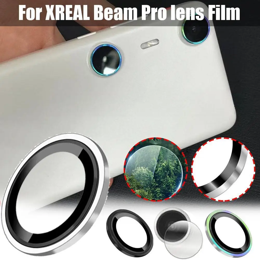 Película de lente de teléfono XREAL Beam Pro, película de Metal ojo de halcón, cámara HD, vidrio templado, pegatina antirreflejos