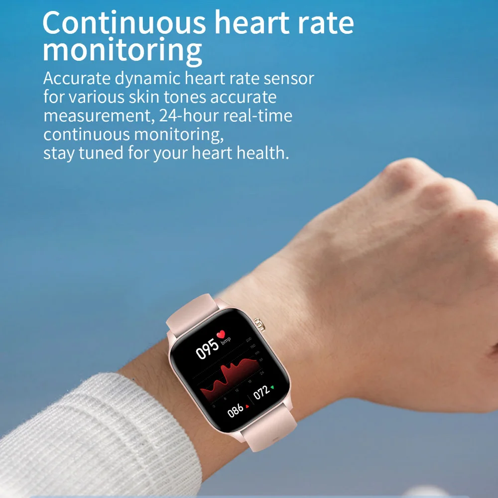 BT llamada Smartwatch 1,85 pulgadas 240*286 HD pantalla cuadrada 250mAh Battary relojes inteligentes deportes Control remoto Monitor de ritmo cardíaco durante el sueño - imagen 5