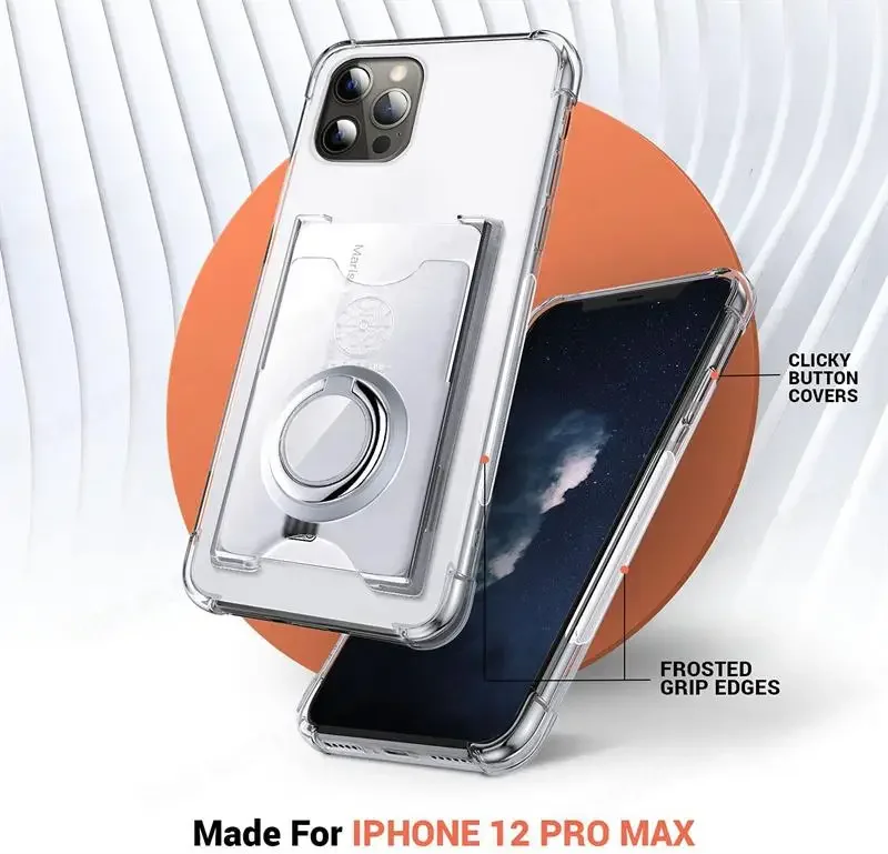 Funda transparente suave a prueba de golpes para Huawei P50 P40 Pura 70 Ultra, funda con soporte de anillo magnético con ranura para tarjetas y billetera para Mate 60 30 Pro - imagen 4